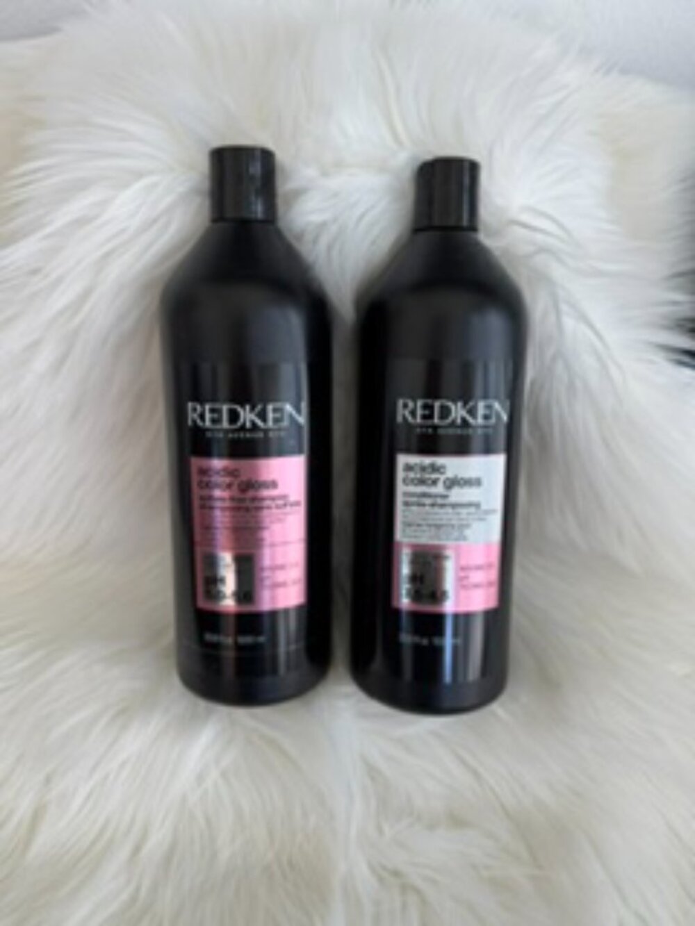 Redken Acidic Color Gloss Sulfate Free Shampoo & Conditioner Liter Set 33.8 floz - Picture 3 of 3
